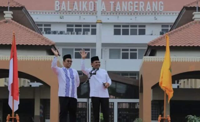 Selesai, Wali Kota dan Wakil Wali Kota Tangerang Pamitan di Apel Terakhir