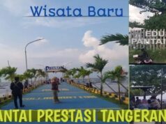 Wisata Bahari Merupakan Pantai Prestasi Yang Kren di Kabupaten Tangerang Pantai Prestasi merupakan pantai yang masih tergolong baru. Pantai ini mulai ramai dikunjungi wisatawan sejak beberapa tahun terakhir. Foto. (Istimewa)