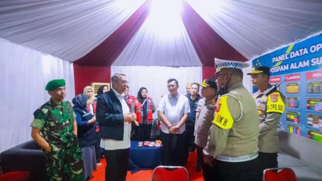Pastikan IdulFitri 1445 Hijrah Aman, Benyamin Tinjau Pos Pantau Lebaran