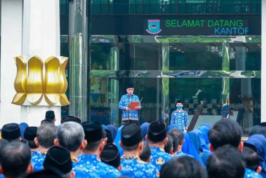 Pimpin Apel Harkitnas, Benyamin Ajak ASN Doakan Korban Jatuhnya Pesawat di Tangsel