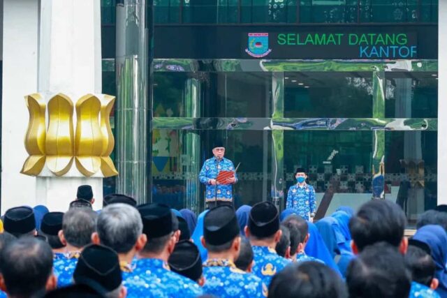 Pimpin Apel Harkitnas, Benyamin Ajak ASN Doakan Korban Jatuhnya Pesawat di Tangsel