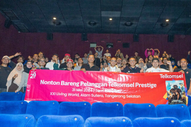 HUT ke-29 Tahun, Telkomsel Gelar Nonton Bareng Serentak di 13 Kota