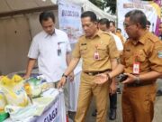 dalam rangka Stabilisasi Pasokan dan Harga Pangan di halaman parkir perkantoran Gedung Usaha Daerah (GUD) Pemkab Tangerang, Foto. (Istimewa)