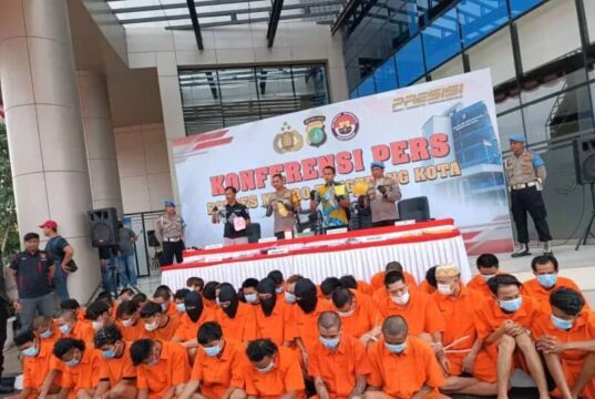 Kombes Pol.Zain Dwi Nugraha di Konferensi Pers yang digelar dihalaman Mapolres Tangerang Kota, Foto. (Istimewa)