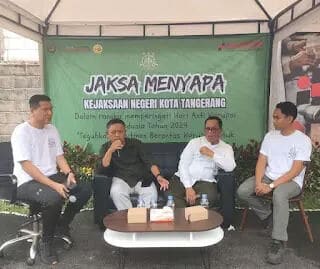 Kejari Kota Tangerang Gelar Diskusi Interaktif 'Jaksa Menyapa' di Acara Peringatan Hakordia 2024 di Tangerang, Foto. (Istimewa)