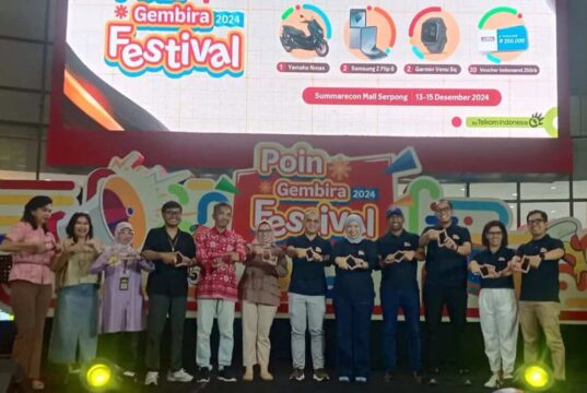 Telkomsel Umumkan Pemenang Undian Poin Gembira Festival Summarecon Mall Serpong