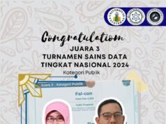 Tim Fal-Con Universitas Faletehan Raih Juara III Lomba Sains Data Nasional 2024 Tim Fal-Con Universitas Faletehan Raih Gelar Juara 3