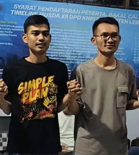 Dua Kandidat Calon Ketua KNPI Head To Head Hidayatul Mustafid versus Cucu Komarudin, pada (06/01/2025).
