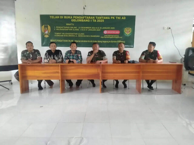 SMKN 1 Sobang bangun sinergisitas bersama Koramil 0308/ Muncang, pada Kamis (23/01/2025).