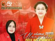 Tika Kartika Sari, Anggota DPRD Kabupaten Lebak Berikan do'a terbaik untuk Ketua Umum PDI Perjuangan Ibu Megawati Soekarnoputri, pada Kamis (23/01/2025).