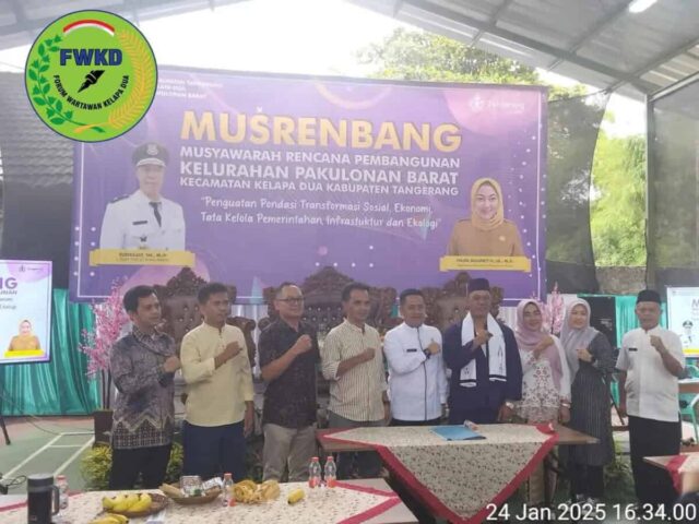 Musrenbang Anggaran Tahun 2026 Kelurahan Pakulonan Barat Berjalan Sukses