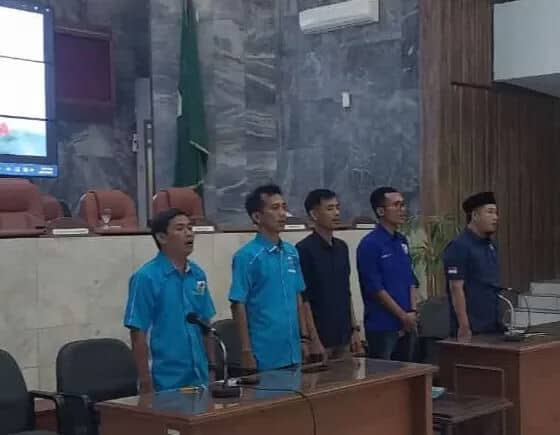 Panitia Musda KNPI gelar penyampaian visi-misi dan pengundian nomor urut, pada Sabtu (25/01/2025).