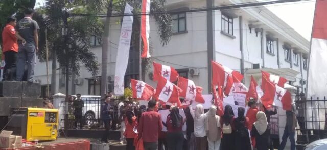 DPC GMNI Pandeglang Kutuk kekerasan perempuan yang diduga dilakukan oknum Anggota DPRD Pandeglang, pada Rabu (26/03/2025).