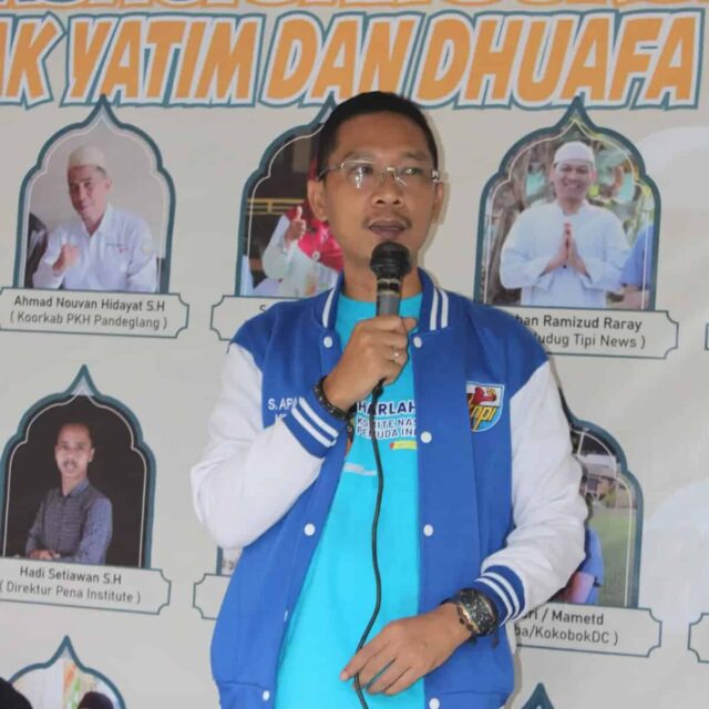 Sulaeman Apandi Ketua DPD KNPI Kabupaten Pandeglang soroti kasus kekerasan perempuan oleh oknum DPRD Kabupaten Pandeglang, pada Sabtu (29/03/2025).