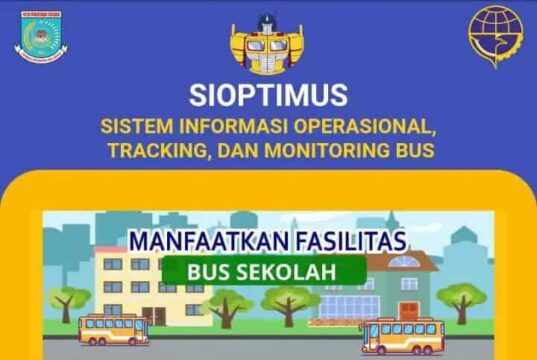 Pantau Pergerakan Bus Sekolah Gratis Lewat Aplikasi Sioptimus Kota Tangsel