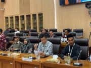 Harda Belly alias HB adukan PT MKA ke DPR RI tentang Perusakan dan Penyerobotan Lahan di Cimarga, Lebak, Banten pada Kamis (6/11/2025).