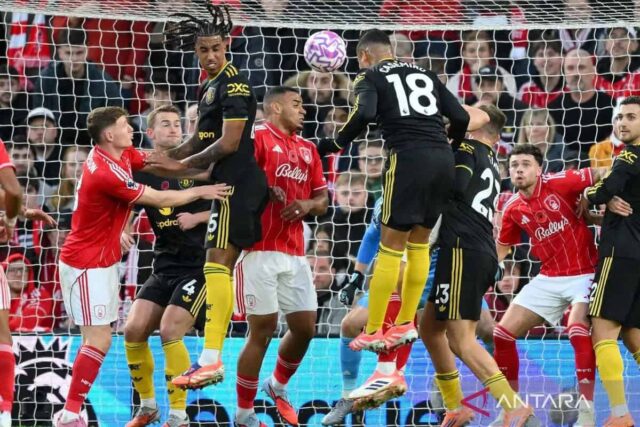 Nottingham Forest vs Man Utd Berakhir Imbang dalam Laga Penuh Kontroversi di Liga Inggris