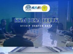Terjang Hujan dan Angin Kencang, Mahasiswa KKM Kelompok 07 STISIP Banten Raya Resmi Diterima di Desa Teluk Pandeglang KKM Kelompok 7 STISIP Banten Raya di Desa Teluk, pada Senin (12/01/2026).