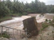 Bendungan Badudun yang berlokasi di Desa Banyubiru, Kecamatan Labuan, Kabupaten Pandeglang, mengalami longsor pada Kamis (15/1/2025).