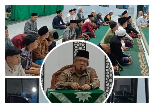 Prof. Zakaria Syafei isi Kuliah Shubuh tentang Ibadah Rhamadan dengan Kegembiraan sebagai bentuk keimanan, pada Minggu (22/02/2026).