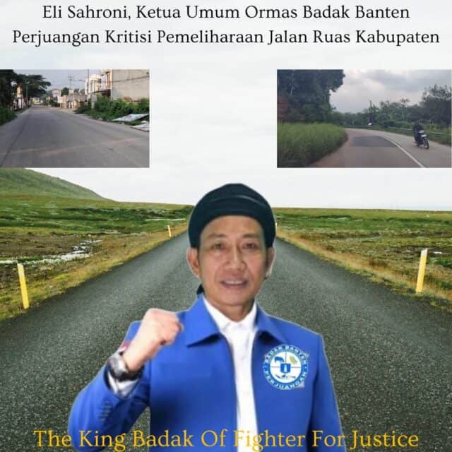 Eli Sahroni Ketua Umum Ormas Badak Banten Perjuangan.
