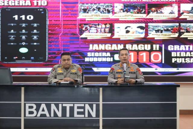 Polda Banten Sosialisasikan Layanan Call Center 110 dan Super App Polri