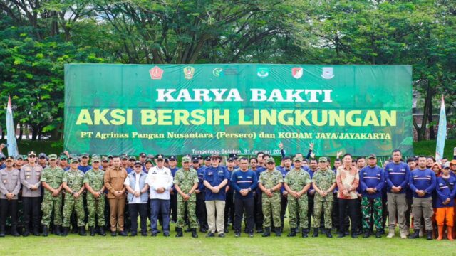 Kolaborasi Pemkot, TNI, dan Unsur Masyarakat Gelar Aksi Bersih Lingkungan di Wilayah Tangsel