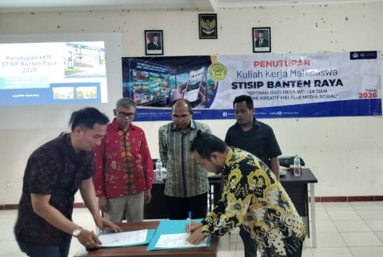 LPPM STISIP Banten Raya membangun Nota Kesepahaman dengan Pemerintah Desa di Kabupaten Pandeglang, pada Sabtu (14/02/2026).
