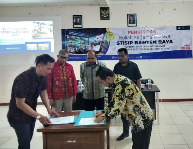 LPPM STISIP Banten Raya membangun Nota Kesepahaman dengan Pemerintah Desa di Kabupaten Pandeglang, pada Sabtu (14/02/2026).