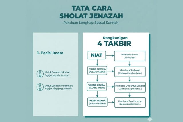 Tata Cara Sholat Jenazah Niat, Bacaan dan Posisi Makmum