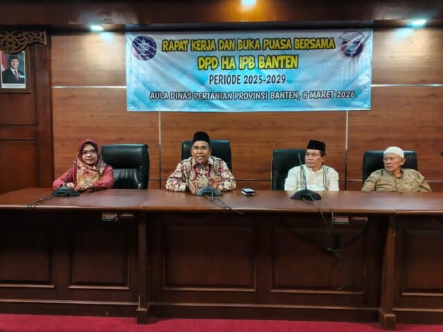 Rapat Kerja dan Buka Puasa Bersama DPD HA IPB Provinsi Banten, pada Minggu (08/03/2026).