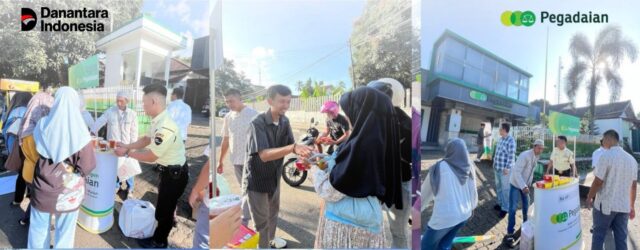 Aksi Nyata Pegadaian Kantor Wilayah IX: Berbagi Makanan, Menguatkan Ekonomi Lokal