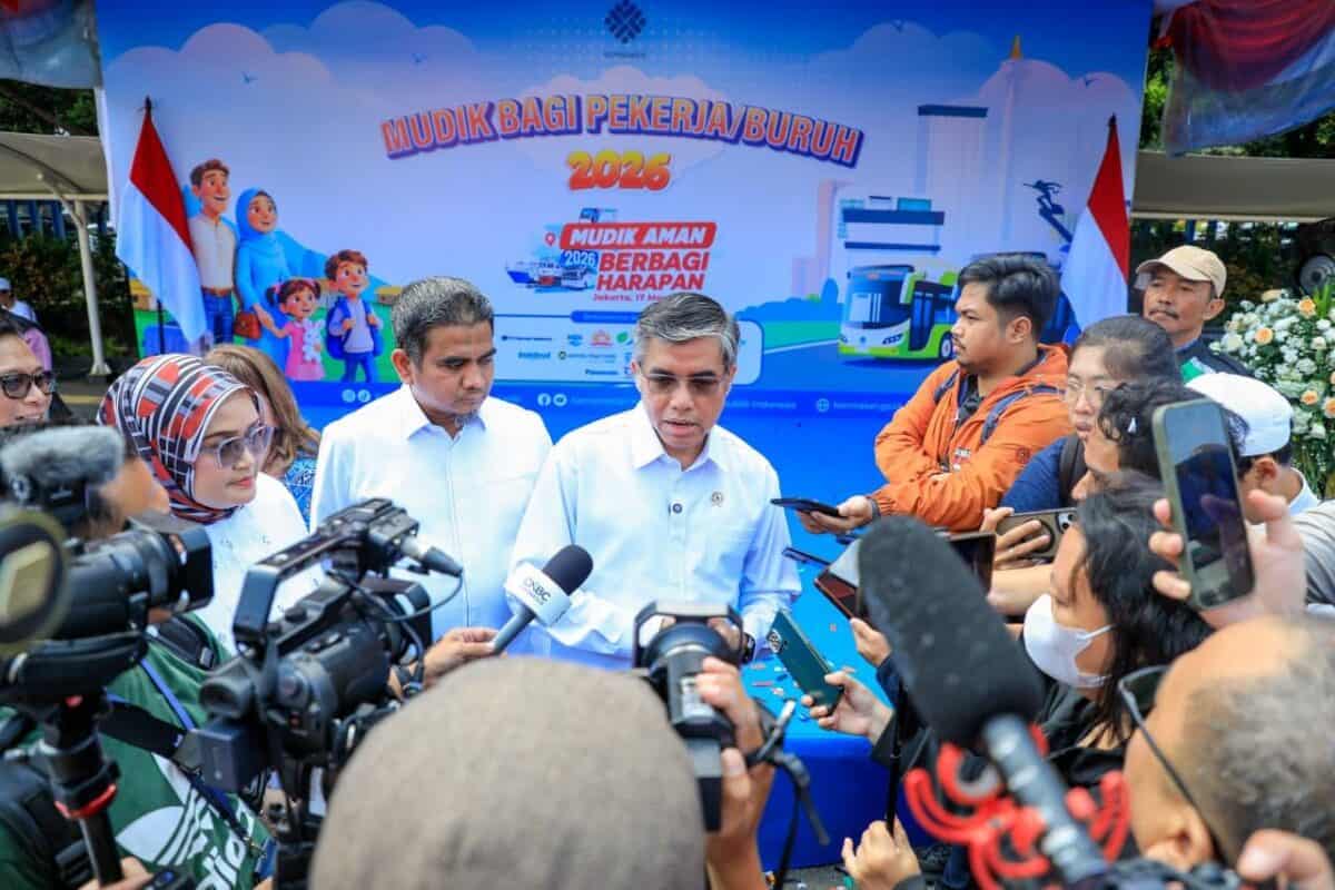 Jelang Lebaran 2026, Kemnaker Fasilitasi Mudik Gratis 12.690 Pekerja dan Ojol