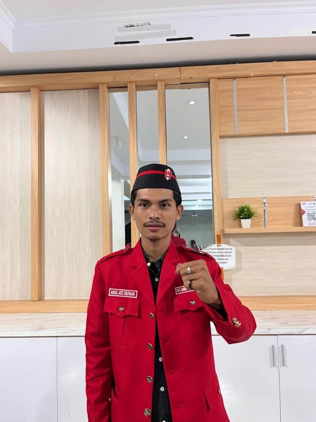 Abdul Azis, Ketua GMNI Pandeglang soroti pengangguran dan kemiskinan pada HUT 152 Kabupaten Pandeglang, pada (1/04/2026).