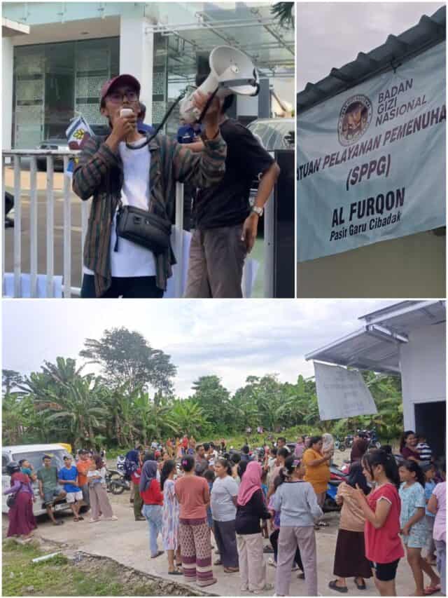 Masyarakat dan Aktivis Geruduk MBG SPPG Al-Furqon Kaduagung Barat, Kecamatan Cibadak, Kabupaten Lebak, pada Kamis (9/04/2026). Masyarakat dan Aktivis Geruduk MBG SPPG Al-Furqon Kaduagung Barat, Kecamatan Cibadak, Kabupaten Lebak, pada Kamis (9/04/2026).