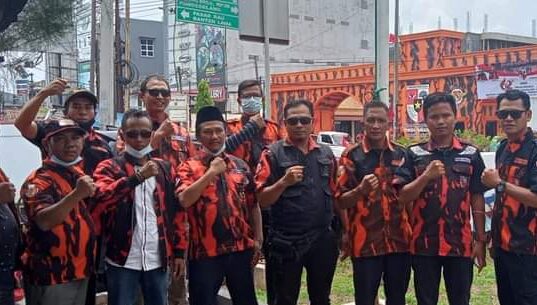 Ormas Pemuda Pancasila sikapi dugaan kompetitor yang sabotase kabel dan jaringan internet, pada Senin (20/04/2026).