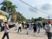 HMI Banten soroti kinerja Polda Banten, pada Senin (27/04/2026).
