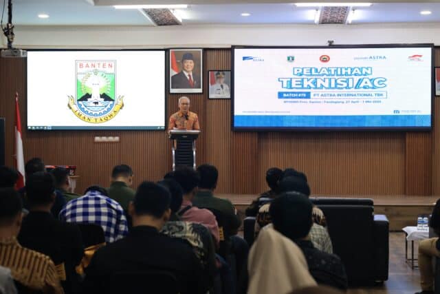 Belasan Eks Napiter melakukan pelatihan teknisi AC, pada Kamis (30/04/2026).
