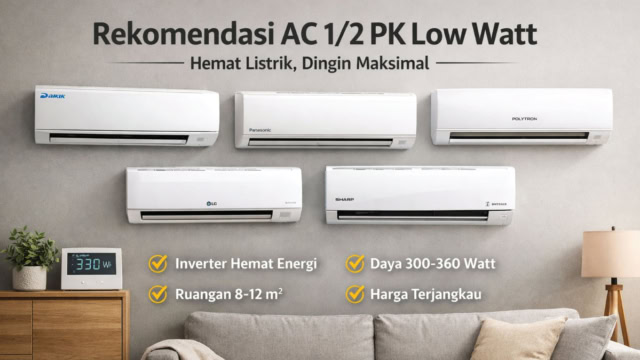 rekomendasi ac 12 pk low watt