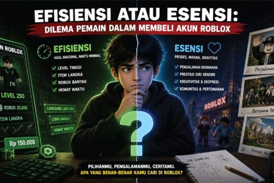 Efisiensi atau Esensi Dilema Pemain dalam Membeli Akun Roblox