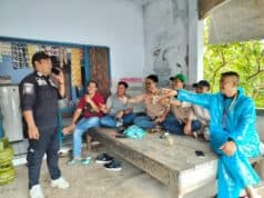 Didi Haerudin, Satpol PP Banjarsari sedang menelusuri pelaku Oknum Wifi Dukodu, pada Selasa (12/05/2026).