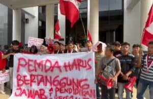 DPC GMNI Pandeglang peringati Dua Hari Besar, Hari Buruh dan Hari Pendidikan, pada Selasa (05/05/2026).