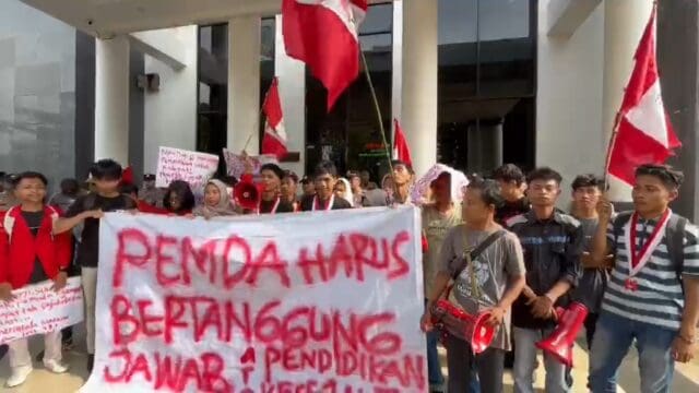 DPC GMNI Pandeglang peringati Dua Hari Besar, Hari Buruh dan Hari Pendidikan, pada Selasa (05/05/2026).