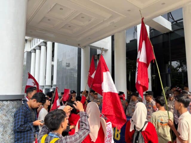 GMNI Pandeglang soroti Pemkab prihal Pejabat Tersangka Laka Maut Dinonaktifkan Kini Dilantik Staf Ahli Bupati Pandeglang, pada Kamis (28/05/2026).