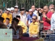 Eli Sahroni Ketua Umum Ormas Badak Banten Perjuangan mengawal kemenangan PAW Desa Anggalan, Kecamatan Cikulur, pada Selasa (19/05/2026).