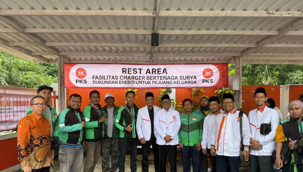 Ojol Kini Punya Tempat Singgah Gratis, PKS Kabupaten Tangerang Resmikan Rest Area Pejuang Nafkah