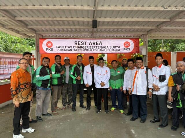 Ojol Kini Punya Tempat Singgah Gratis, PKS Kabupaten Tangerang Resmikan Rest Area Pejuang Nafkah