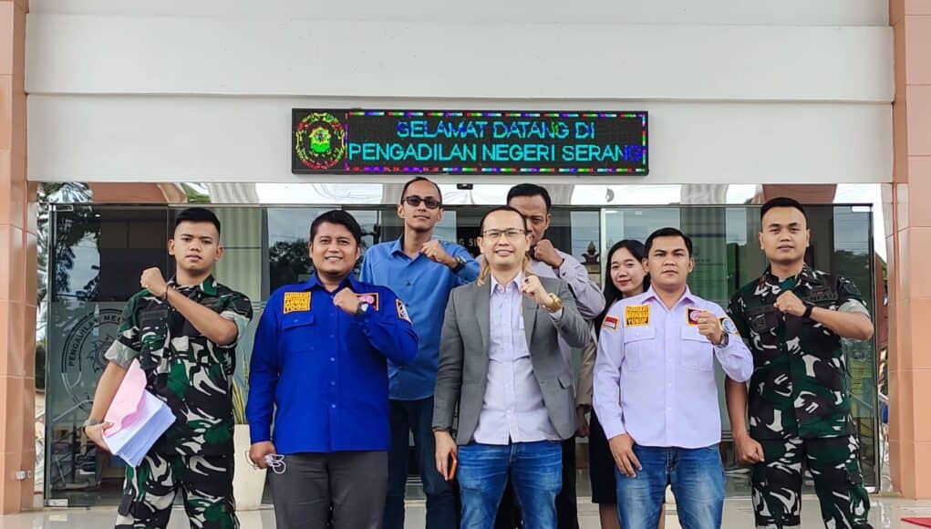 Lawyers Acep Saepudin and Law Firm saat dipersidangan Pengadilan Negeri (PN) Serang, pada Rabu (3/06/2026).