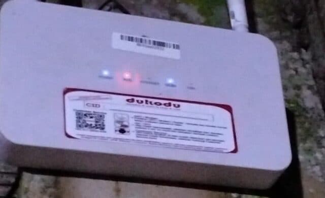 Kabel Wifi Dukodu mengalami pemutusan oleh Orang Tidak Dikenal (OTK), pada Kamis (25/06/2026).