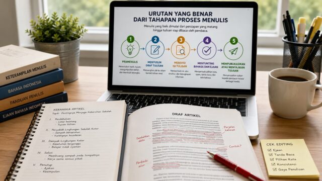 Urutan yang Benar dari Tahapan Proses Menulis agar Tulisan Lebih Runtut dan Berkualitas